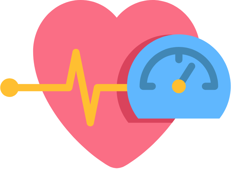 illustratie van een hartslagmeter